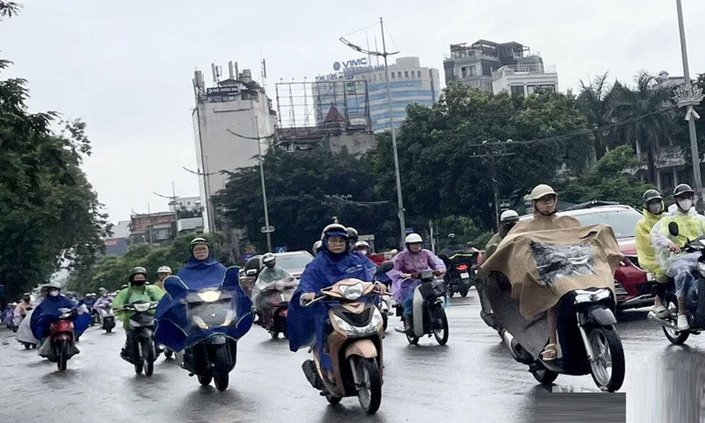  Dự báo mưa lớn ở khu vực Bắc Bộ